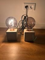 Zuiver tafellamp 2 stuks, Huis en Inrichting, Lampen | Tafellampen, Ophalen, Zo goed als nieuw, Minder dan 50 cm