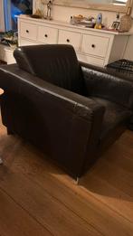Gratis leren zetel/stoel, Huis en Inrichting, Fauteuils, Ophalen, Gebruikt, 75 tot 100 cm, Leer