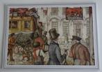 8 verschillende Anton Pieck Illustraties 35 cm x 25 cm, Antiek en Kunst, Ophalen