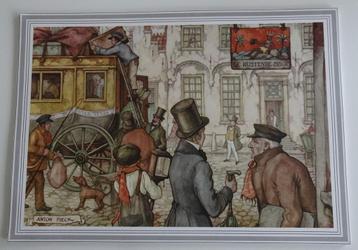 8 verschillende Anton Pieck Illustraties 35 cm x 25 cm beschikbaar voor biedingen