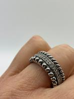 A624 Prachtige zilveren Ti Sento ring maat 19,26, Sieraden, Tassen en Uiterlijk, Ringen, 19 tot 20, Ophalen of Verzenden, Zo goed als nieuw