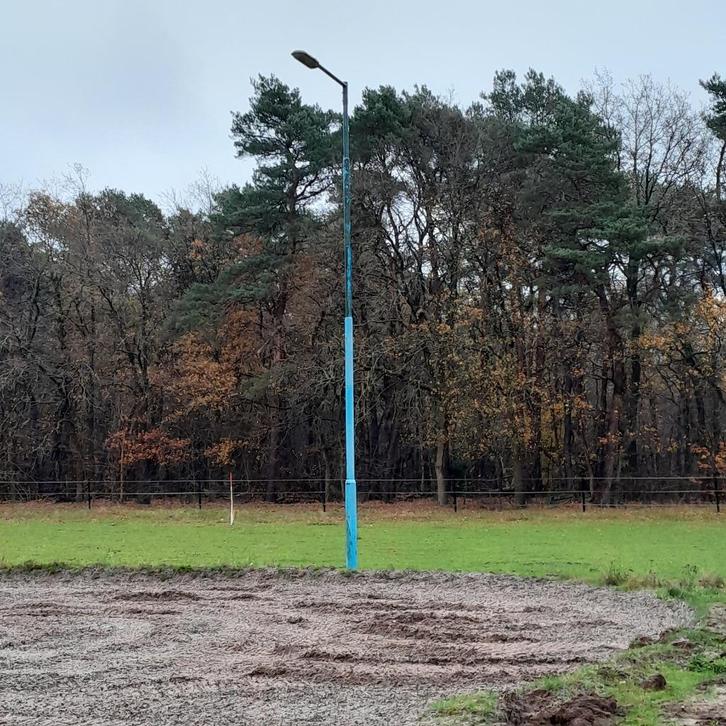 lichtmast voor rijbak, Tuin en Terras, Buitenverlichting, Gebruikt, Overige typen, IJzer, Minder dan 50 watt, Netvoeding, Waterbestendig