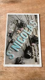 Oude ansichtkaart Sinterklaas Vive St. Nicolas, Ophalen of Verzenden, Voor 1920, Gelopen