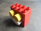 Lego Duplo Brick 2x4x3 with Eyes & Mouth (zie foto's), Kinderen en Baby's, Speelgoed | Duplo en Lego, Ophalen of Verzenden, Gebruikt