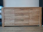 Dressoir met salon tafel., Huis en Inrichting, Kasten | Dressoirs, Ophalen, 100 tot 150 cm, Eikenhout, Zo goed als nieuw
