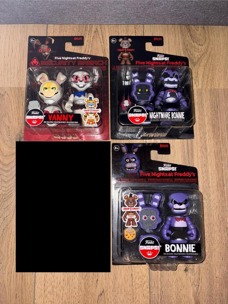 Funko snaps van five nights at Freddy’s, Verzamelen, Poppetjes en Figuurtjes, Zo goed als nieuw, Ophalen of Verzenden