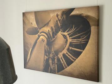 Stoer canvas schilderij beschikbaar voor biedingen