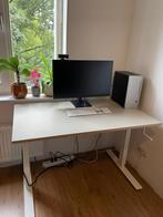 Ikea zit-sta bureau 120x70 - in hoogte verstelbaar, Huis en Inrichting, Bureaus, Ophalen, In hoogte verstelbaar, Zo goed als nieuw