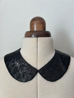 Zwarte pailletjes kraag opnaaibaar, Hobby en Vrije tijd, Naaien en Fournituren, Ophalen of Verzenden, Nieuw, Applicatie