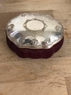 Vintage Sterling Zilveren Bewaar/sieraden doos, Ophalen of Verzenden, Zilver