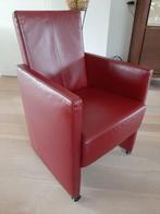 Eetkamerstoelen leer met verstelbare leuning 6 stuks, Huis en Inrichting, Stoelen, Ophalen, Gebruikt, Overige kleuren, Leer