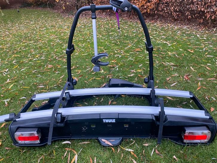 Thule VeloSpace 918 Trekhaakdrager - 2 Fietsen, Auto diversen, Fietsendragers, Zo goed als nieuw, Trekhaakdrager, 2 fietsen, Brede banden