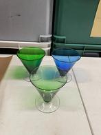 Carnaval glas of cascade Maastricht vruchtencoupes, Antiek en Kunst, Antiek | Glas en Kristal, Ophalen of Verzenden