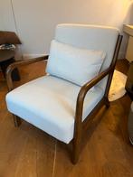 Fauteuil japandi beige, Huis en Inrichting, Fauteuils, Ophalen, Japandi, 75 tot 100 cm, Zo goed als nieuw