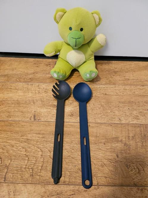 (R.) Tupperware slacouvert slabestek zwart blauw, Huis en Inrichting, Keuken | Tupperware, Zo goed als nieuw, Overige typen, Blauw