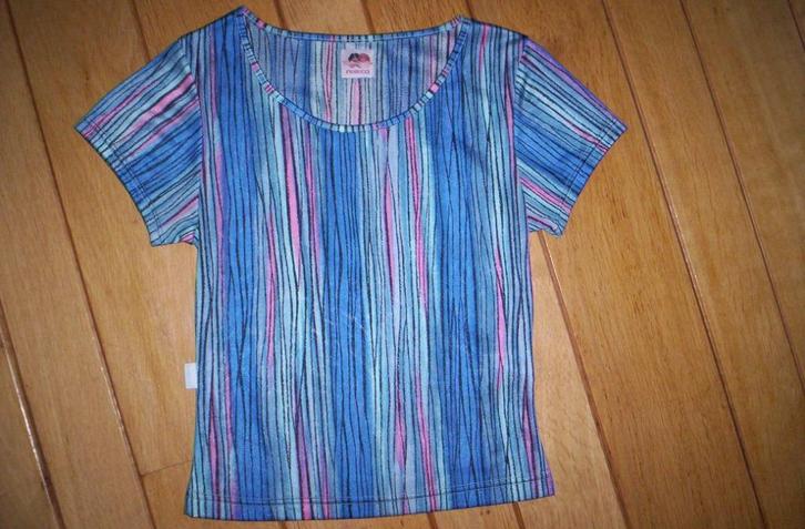 FIORUCCI t-shirt blauw streep maat S, Kleding | Dames, T-shirts, Zo goed als nieuw, Blauw, Korte mouw, Ophalen of Verzenden