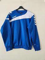 Hummel heren/junior sportsweater blauw-wit maat S, Blauw, Ophalen of Verzenden, Zo goed als nieuw, Voetbal