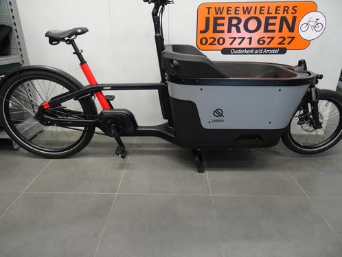 Carqon Bakfiets 500Wh accu en Bosch Cargo motor, Fietsen en Brommers, Fietsen | Bakfietsen, Nieuw, Overige merken, Elektrisch