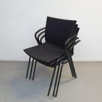 set 3x Ahrend 463 kantoorstoelen stoelen - nieuwe stof zwart