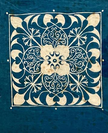 Nieuwe Kunst batik - 4 stuks ala Lebeau Nieuwenhuis Bake beschikbaar voor biedingen