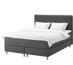 Ikea dunvik boxspring, Ophalen, Zo goed als nieuw, Tweepersoons, 160 cm