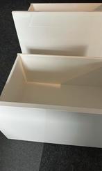 Ikea besta lades 2x hoogglans wit, Ophalen, Zo goed als nieuw, 25 tot 50 cm, Minder dan 100 cm