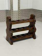 Vintage Eiken Wijnrek - Prachtig Design, Ophalen, Gebruikt, 5 tot 15 flessen, Minder dan 50 cm