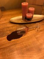 Omgevallen wijnglas decoratie, Huis en Inrichting, Ophalen of Verzenden, Nieuw