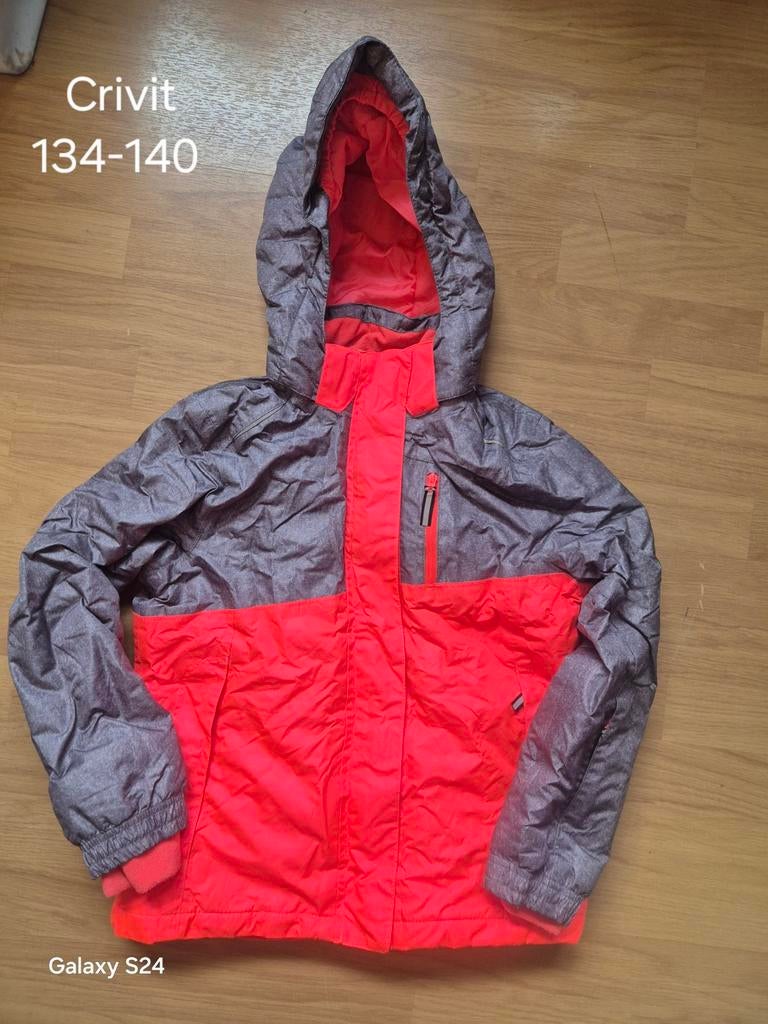 Ski jas Crivit Maat 134-140, Kinderen en Baby's, Kinderkleding | Maat 134, Meisje, Crivit, Ophalen of Verzenden, Zo goed als nieuw