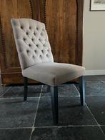 6 Grijze Eetkamerstoelen, Ophalen, Gebruikt, Vijf, Zes of meer stoelen, Stof