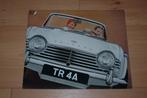 Triumph TR 4A  -  Grote Engelstalige folder, Gelezen, Verzenden, Overige merken, Triumph