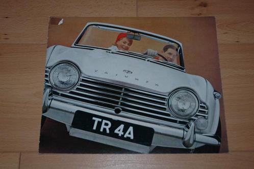 Triumph TR 4A  -  Grote Engelstalige folder, Boeken, Auto's | Folders en Tijdschriften, Gelezen, Overige merken, Verzenden