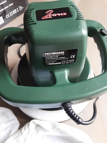 2Force Poetsmachine PM250-110W schuimplaat 25cm beschikbaar voor biedingen
