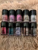 NYX Glitter Brilliants - zitten nog vol en sommige nog dicht, Gebruikt, Overige kleuren, Gehele gezicht, Ophalen of Verzenden