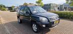 Kia Sportage 2.0 2WD LPG G3 2008 Zwart LEER RIJD SUPER NAP!, Auto's, Kia, 1486 kg, 74 €/maand, 4 cilinders, Zwart
