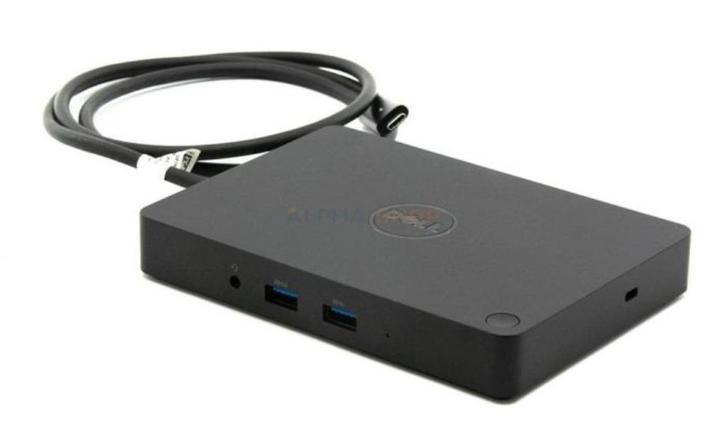 Dell WD15 docking station met 90 Watt voeding (Thunderbolt), Computers en Software, Dockingstations, Zo goed als nieuw, Docking station
