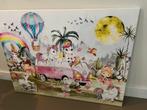 Canvas unicorn vw busje €10,- afhaal, Huis en Inrichting, Woonaccessoires | Schilderijen, Tekeningen en Foto's, Ophalen, Schilderij