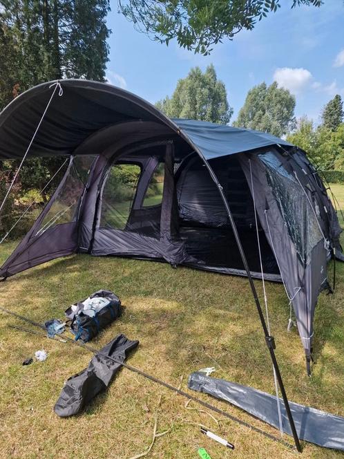 Tunneltent (6persoons) met alle toebehoren erbij., Caravans en Kamperen, Tenten, Zo goed als nieuw, Ophalen