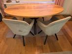 Mango houten eettafel, Huis en Inrichting, Tafels | Eettafels, Ophalen, 150 tot 200 cm, Zo goed als nieuw, Vier personen