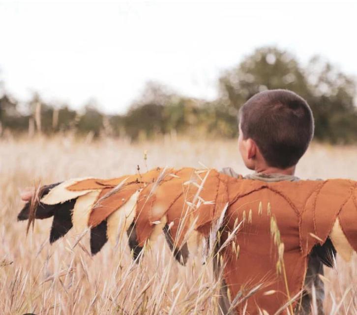 Numero74 verkleedpak phoenix vleugels vogel, Kinderen en Baby's, Carnavalskleding en Verkleedspullen, Zo goed als nieuw, Jongen of Meisje