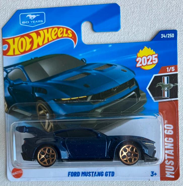 Hot Wheels Ford Mustang GTD Mustang 60 Year Anniversary, Hobby en Vrije tijd, Modelauto's | Overige schalen, Nieuw, Auto, Ophalen of Verzenden