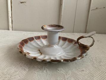 Brocante emaille blaker beschikbaar voor biedingen