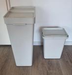 Prullenbak Hallbar 35l en 10l, Huis en Inrichting, Ophalen, Zo goed als nieuw, Kunststof, Minder dan 50 cm