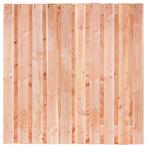 Tuinscherm Douglas 180x180cm 21-planks RVS geschroefd, Nieuw, 150 tot 200 cm, 150 tot 200 cm, Hout