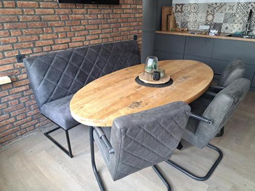 Mokana keuken set, Huis en Inrichting, Tafels | Eettafels, Zo goed als nieuw, 100 tot 150 cm, 150 tot 200 cm, Vijf personen of meer
