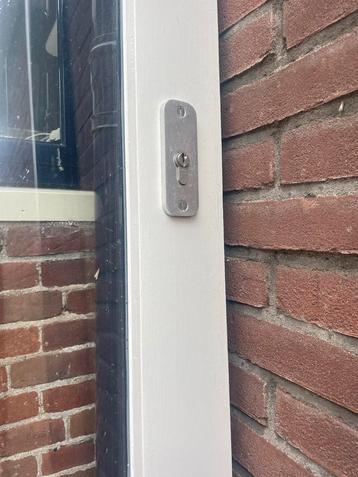Hardhouten Buiten paneeldeur met Glas & Sloten beschikbaar voor biedingen