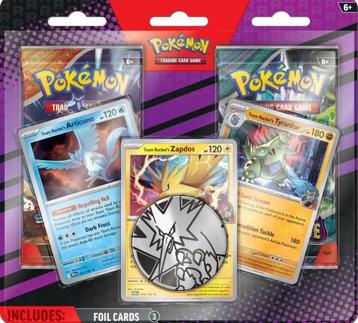Pokémon Bundle - Team Rocket's Articuno, Zapdos, Tyranitar beschikbaar voor biedingen