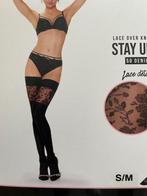 Hunkemöller stay up, Kleding | Dames, Leggings, Maillots en Panty's, Maat 36/38 (S), Zwart, Nieuw, Ophalen of Verzenden