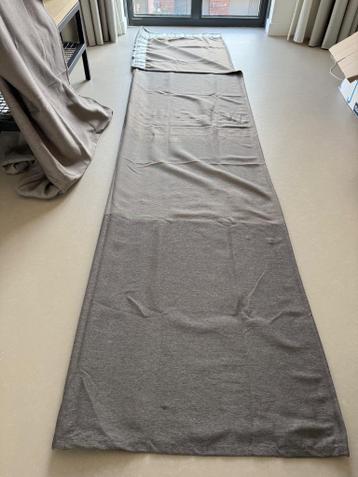 4x IKEA verduisterende gordijnen – 145 x 300 cm - grijsbruin - afbeelding 3
