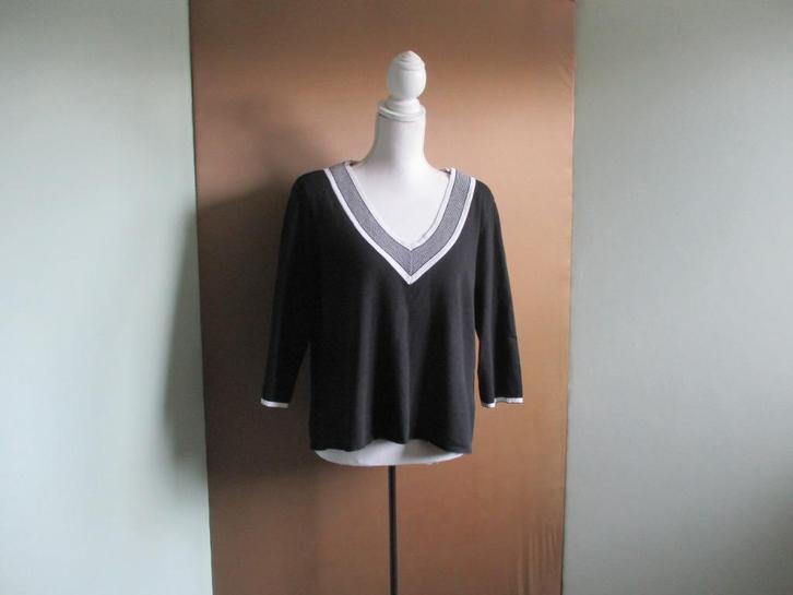 Natan trui maat L (made in Italy)., Kleding | Dames, Truien en Vesten, Zo goed als nieuw, Maat 42/44 (L), Zwart, Verzenden